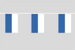 Lancuch flag Bialo niebieski