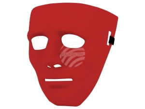 Maske einfarbig rot MAS-11