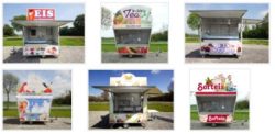 Selling trailer Ice cream