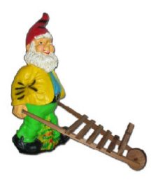 Dwarf with wheelbarrow K100