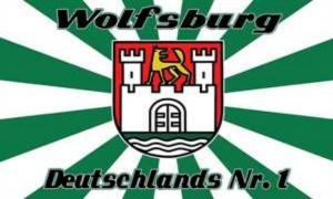 Flag Wolfsburg Germany\'s No. 1