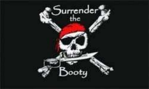 Fahne Pirat Surrender the Booty