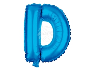 Foil balloon helium balloon blue Letter D