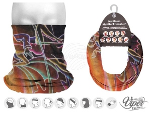 Multifunctional cloth 9 in 1 Multi-purpose scarf Neon MF-258