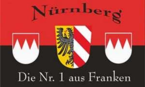 Fahne Nrnberg die Nr. 1 aus Franken