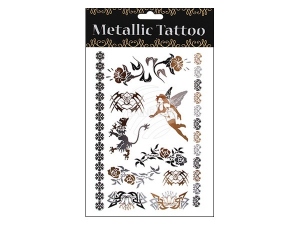 Temporary Tattoos Fake Tattoo metallic MT49