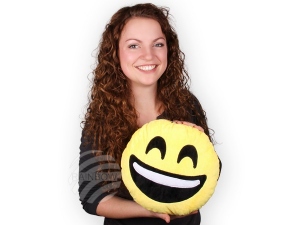 Pillow Emoticon Emoji-Con lacht