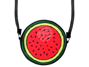 Round motif handbag Watermelon