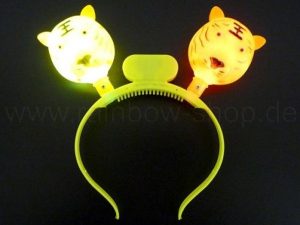 Hair Circle tiger figures yellow