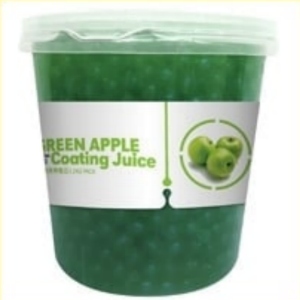 Bubble Tea Popping Boba Bubbles Grner Apfel