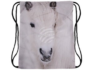 Turnbeutel Gymsac Design Pferd weiss