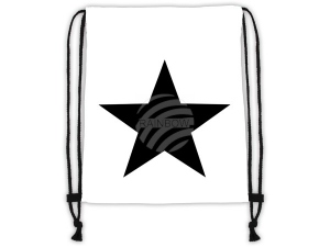 Gym bag Gymsac Design white Star black