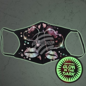 Respirator mask with motif Glow in the dark MASK-041