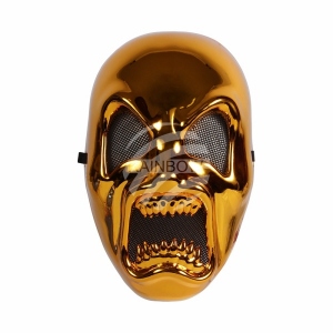 Karnevalsmaske Horror gold MAS-33D