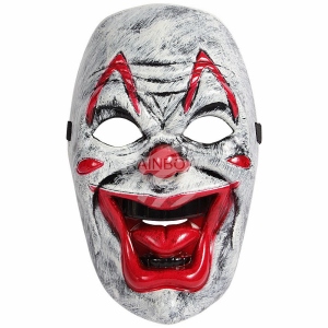 Karnevalsmaske Clown weiss  MAS-41