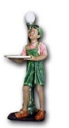 Junge an Laterne K541