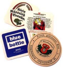 Coaster beer mat square