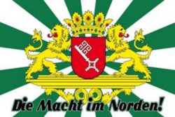 Fahne Bremen Macht im Norden 2