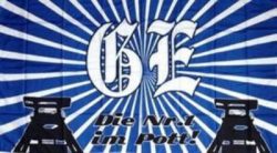 Fahne Gelsenkirchen Nr 1 im Pott Silhouette