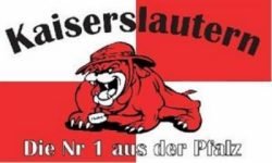 Fahne Kaiserslautern Bulldogge