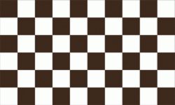 Flag Checkered brown white
