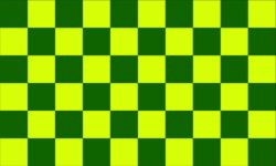 Flag Checkered yellow green