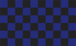 Fahne Karo blau schwarz