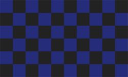 Flag Checkered blue black