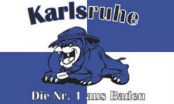 Fahne Karlsruhe Nr 1 aus Baden