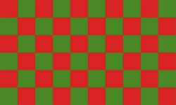 Flag Checkered red green