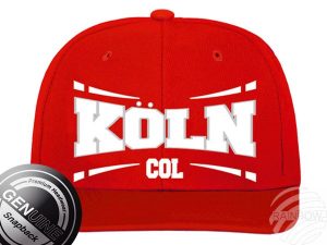 Snapback Cap Basecap Kln rot