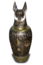 Vase mit Deckel 98 cm