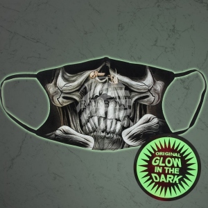 Atemschutzmaske mit Motiv Glow in the dark MASK-037