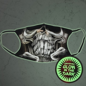 Mscara de respirador con motivo Glow in the dark MASK-037