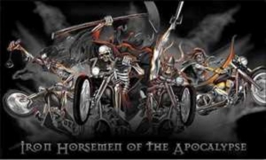 Fahne Pirat Iron Horsemen