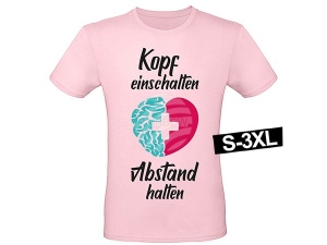 Motiv T-Shirt rosa Modell Shirt-004e