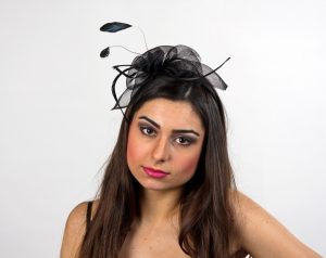 Kopfputz Fantasie schwarz