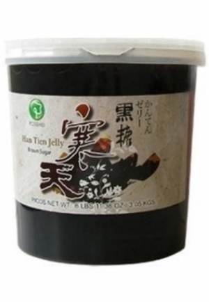 Bubble Tea Gelee Agar Agar Brauner Zucker Original Taiwan