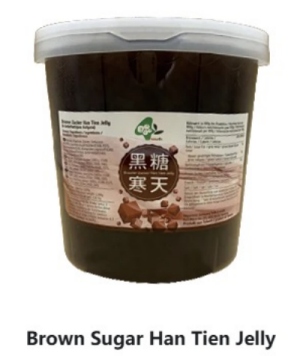 Bubble Tea Gelee Han Tien Jelly Brauner Zucker