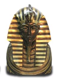 Pharaoh mask black gold 67 cm