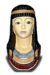 Egyptian bust 33 cm
