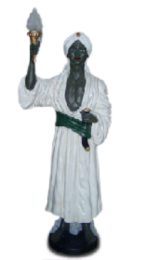 Egyptian with lamp 195 cm