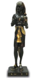 Egyptian with vase dark skinned59 cm