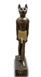 Anubis Figur schwarz gold 44 cm