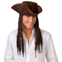 Piratenhut mit Dreadlocks