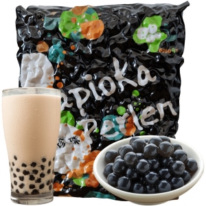 Bubble Tea Tapioka Perlen schwarz Premium Taiwan