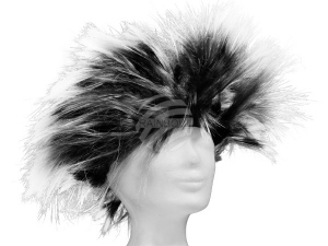 Wig Punk style black/white