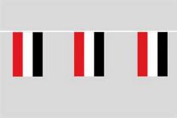 Flaggenkette DR Reichsflagge