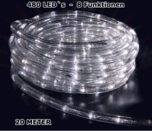 Aridea LED Rope light 20m white