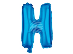 Folienballon Helium Ballon blau Buchstabe H